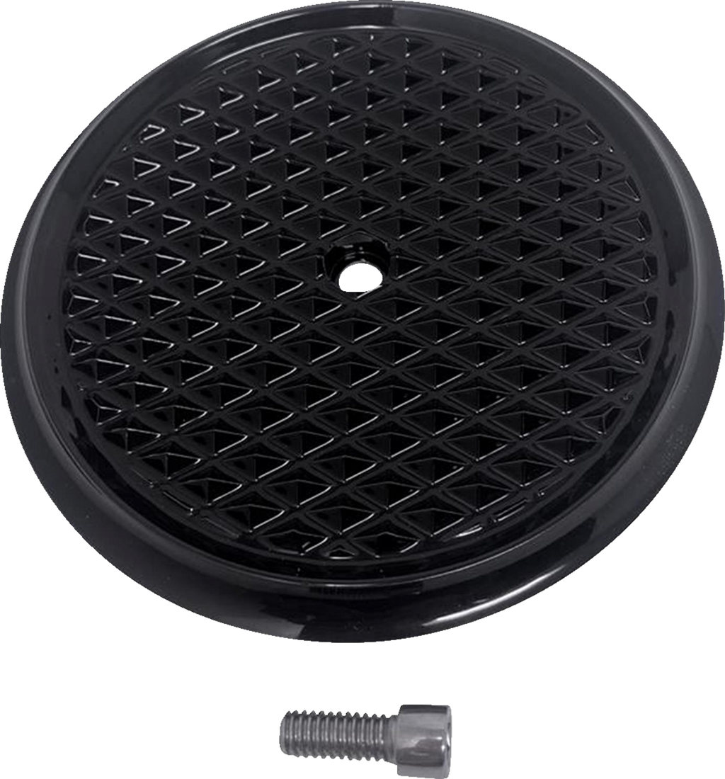 Air Cleaner Cover Insert - Dimpled - Black