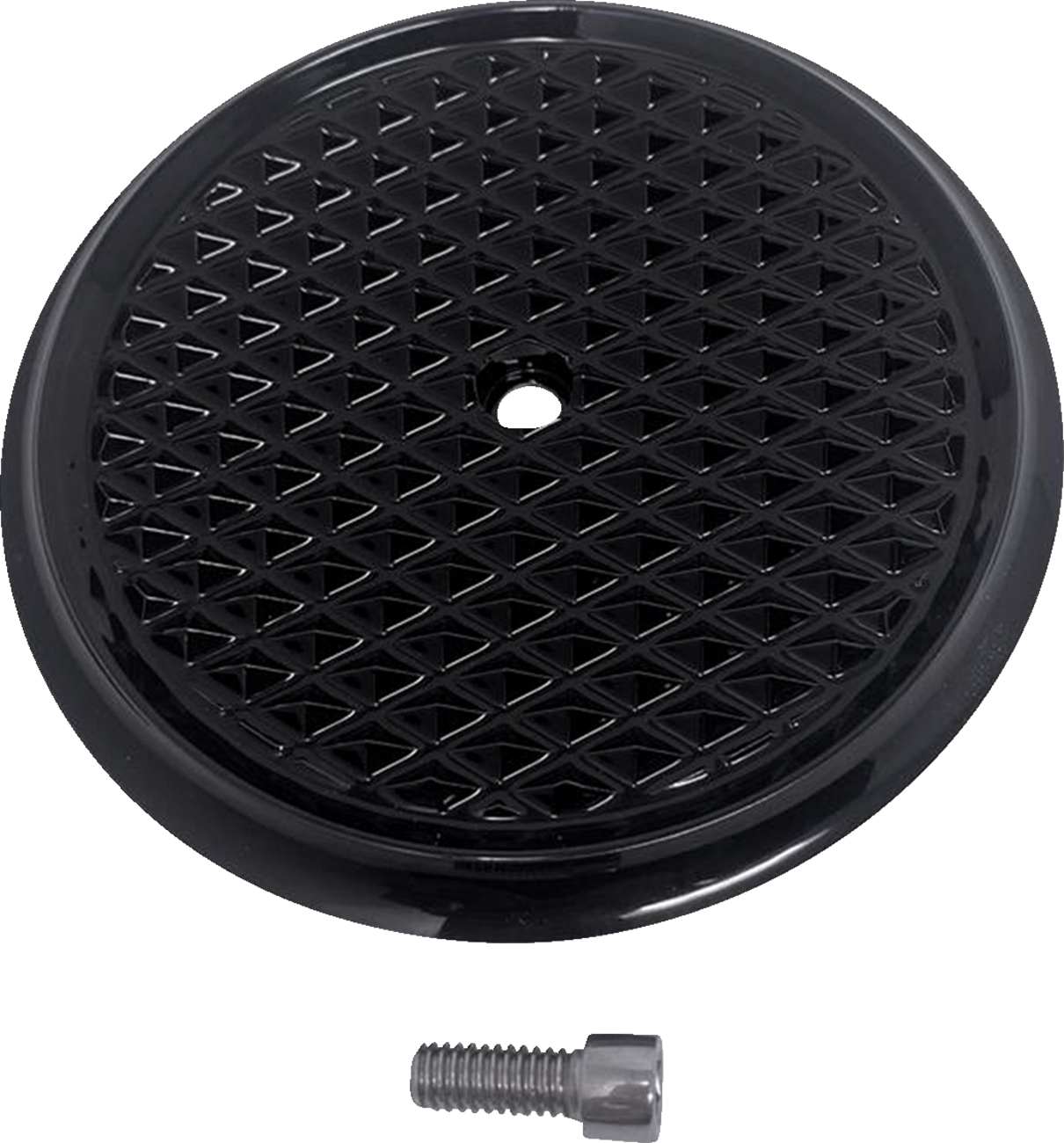 Air Cleaner Cover Insert - Dimpled - Black