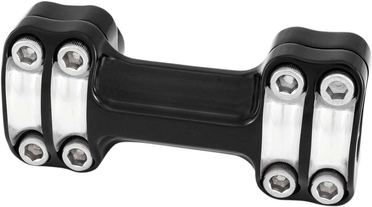 Nostalgia One-Piece Handlebar Risers - Four Bolt - 1" - Chrome
