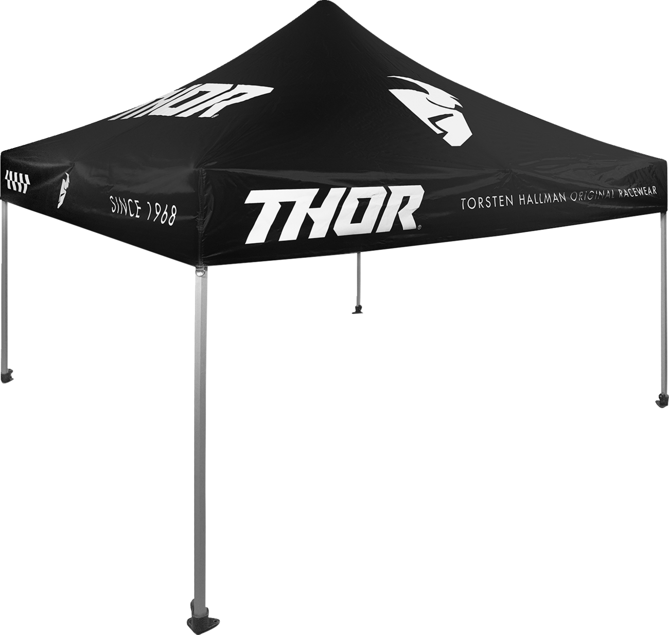 Collapsible Canopy Top - 10' x 10' - Black/Yellow