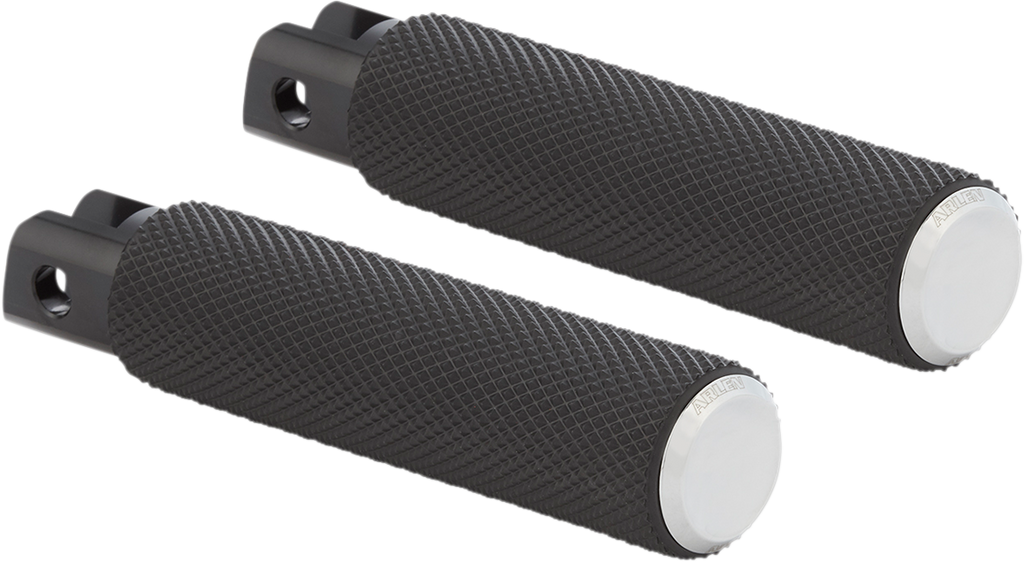 Knurled Foot Pegs - Red - FX/FL '18-'25