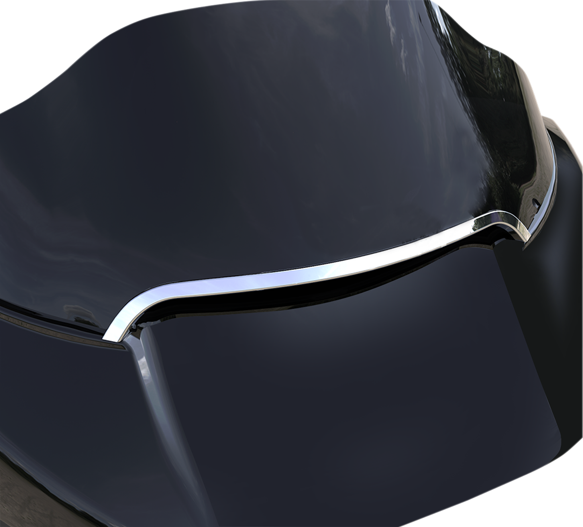 Windshield Center Light Trim - Chrome