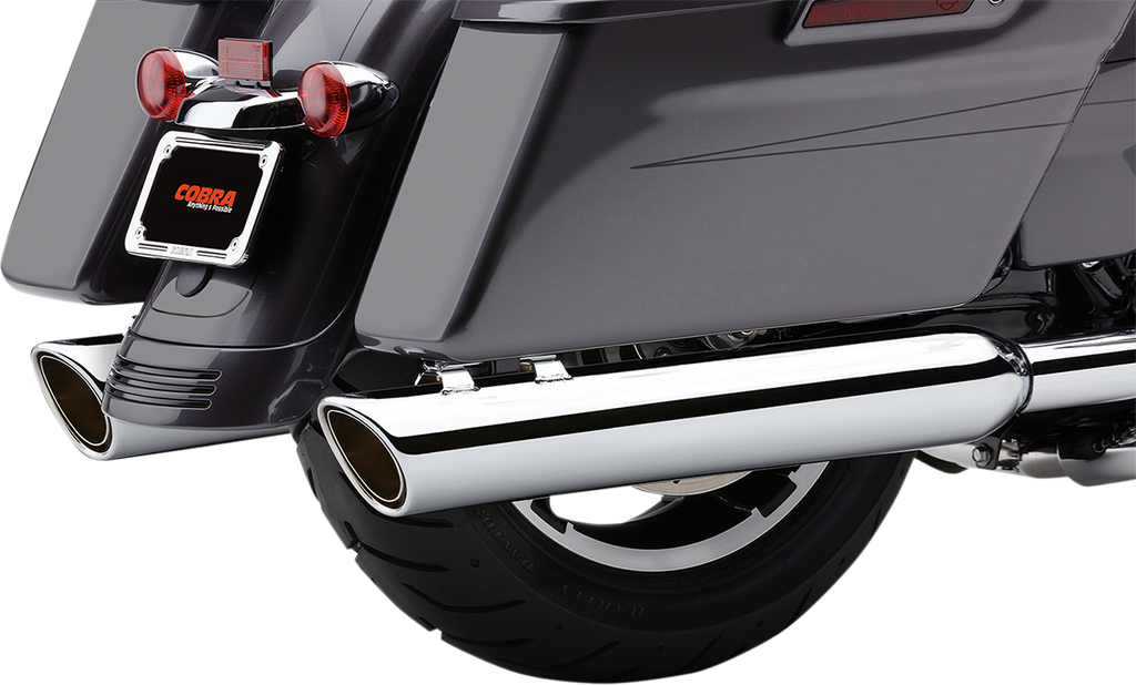 909 4" Mufflers - Black - '95-'16 Bagger