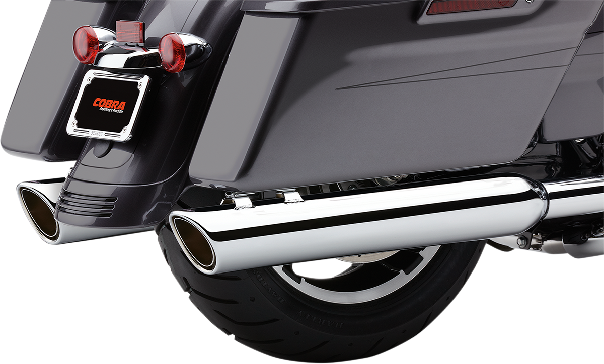 909 4" Mufflers - Black - '95-'16 Bagger