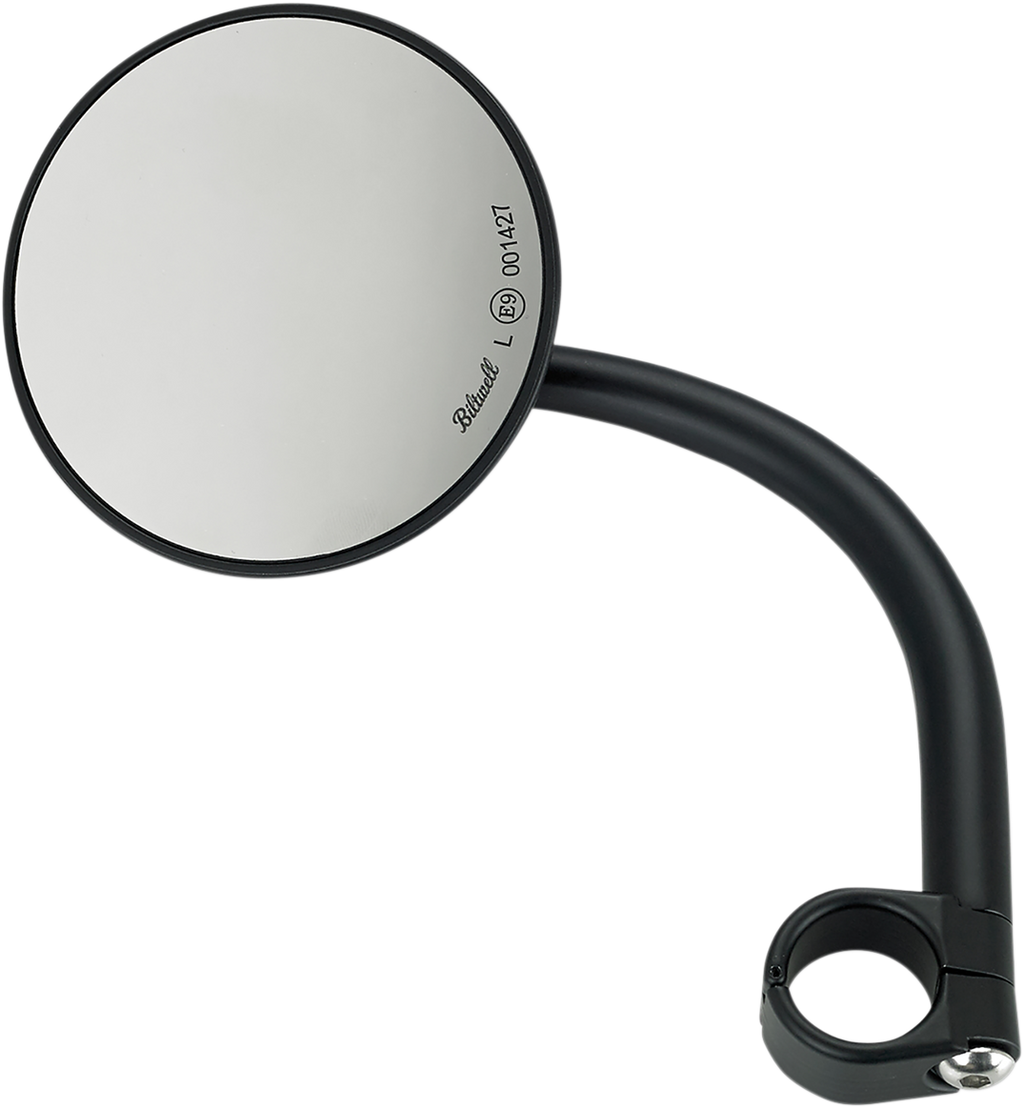 Mirror - Utility - Side View - Round - Clamp-On - Chrome - 1"