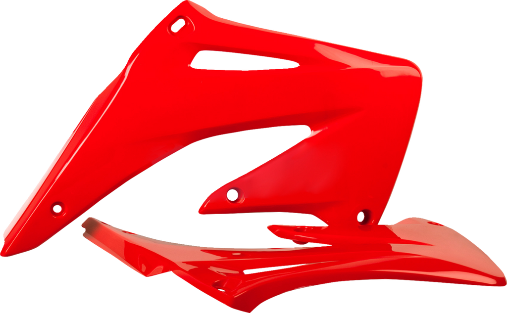 Radiator Cover - '04 OEM Red/Black - CRF 250R/450R