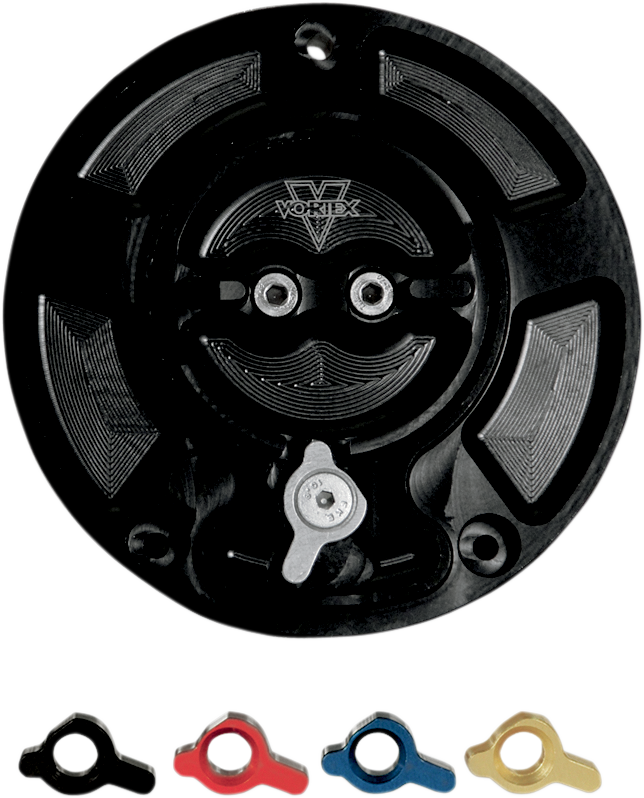 V3 Fuel Cap - Black - Kawasaki