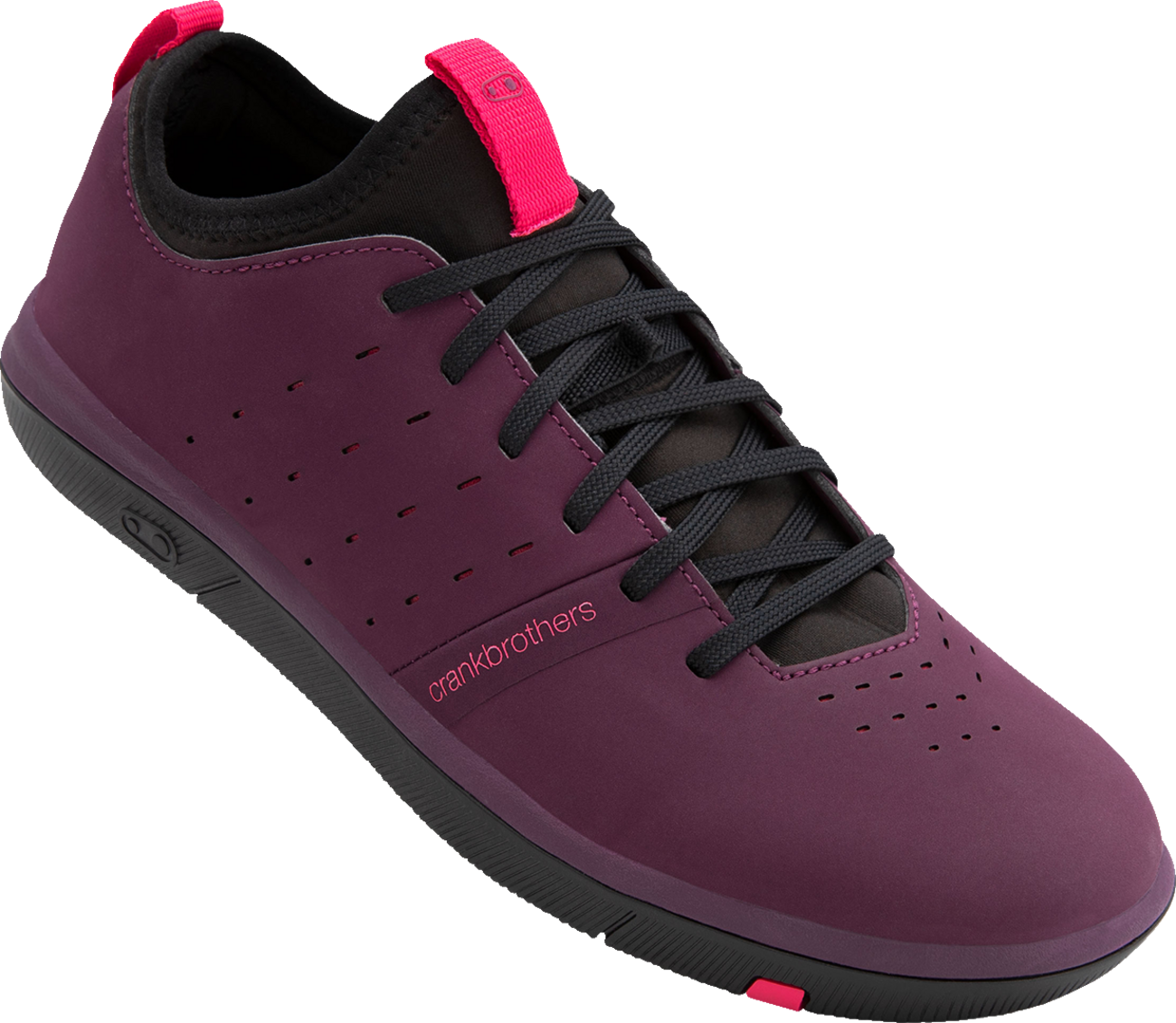 Stamp Street Fabio Flat Shoes - Purple/Black - US 8.5