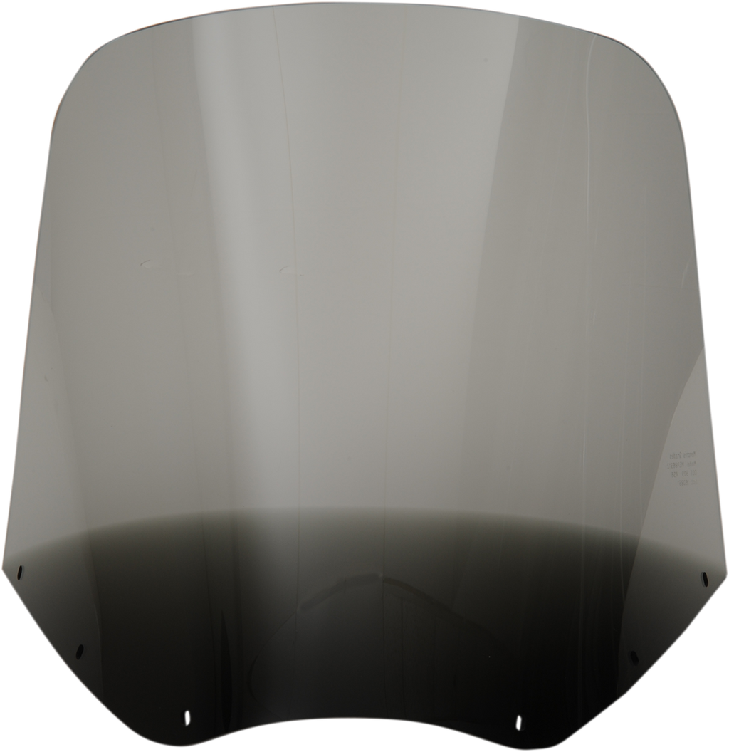 Road Warrior Windshield - Vented - Black Smoke - 15"