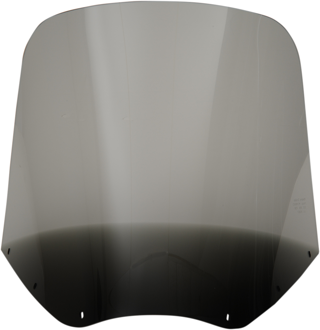 Road Warrior Windshield - Vented - Black Smoke - 15"