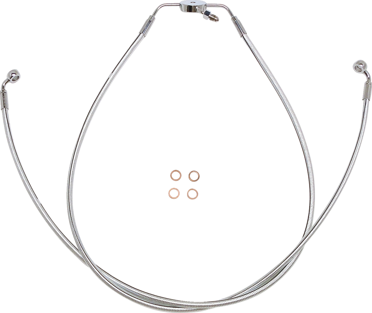 Lower Brake Line - Black Pearl