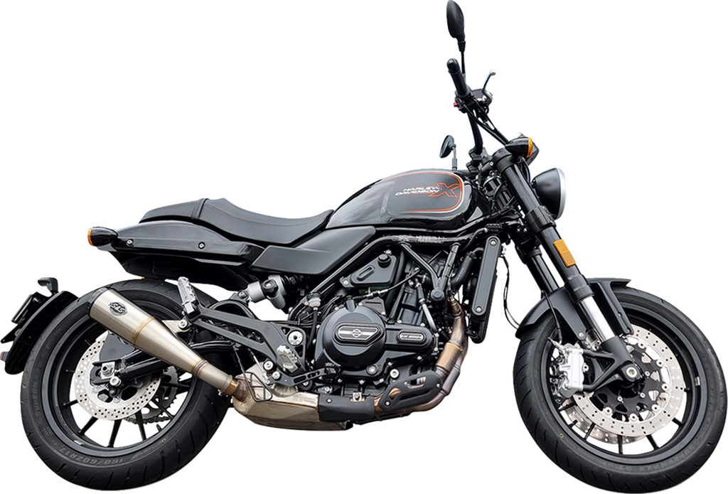 Grand National Slip-On Muffler - Brushed Stainless Steel - X™500