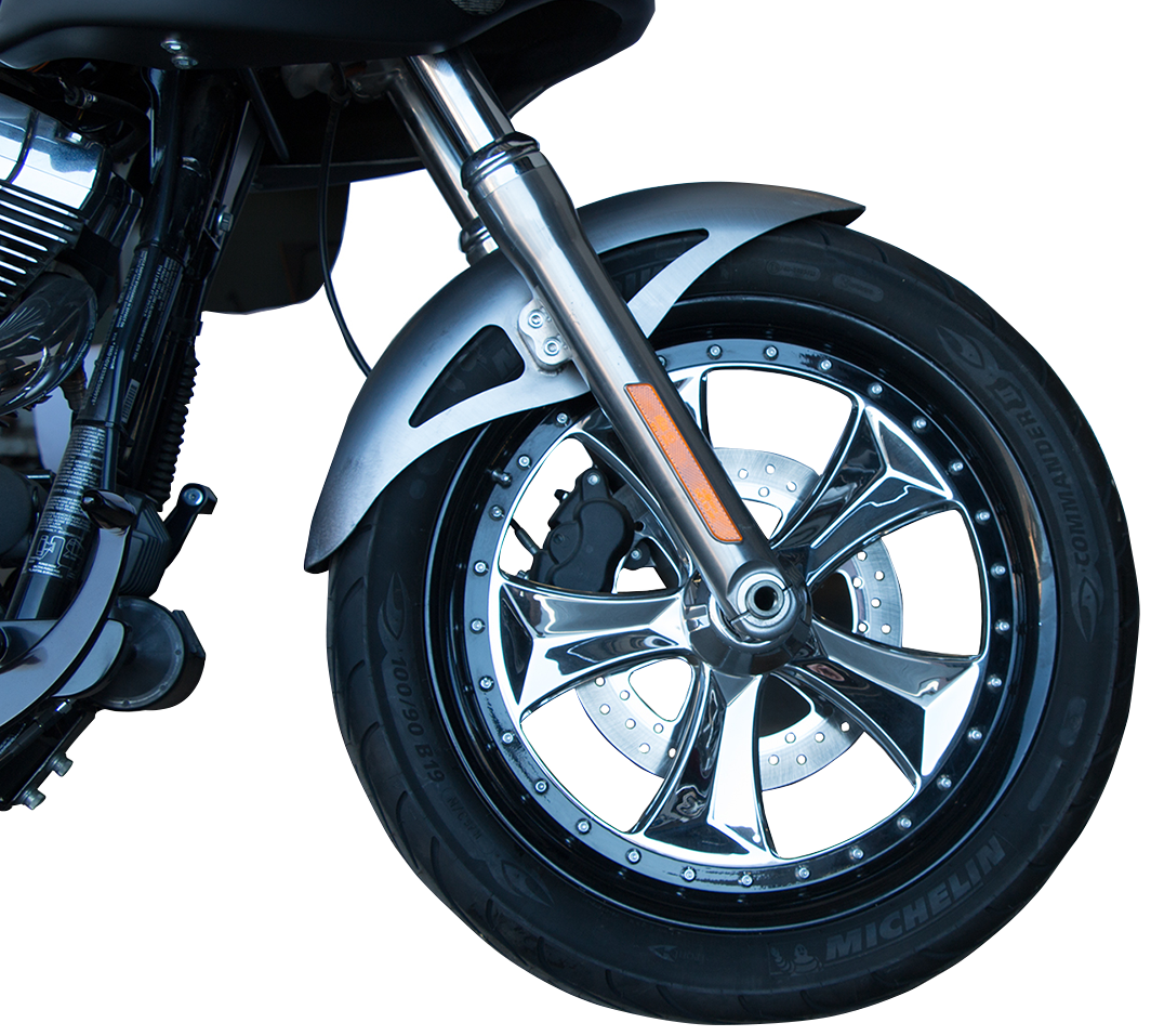 Retro Front Fender - For 18"/19" Wheel - 4.75" W - FXD/XL/Dyna
