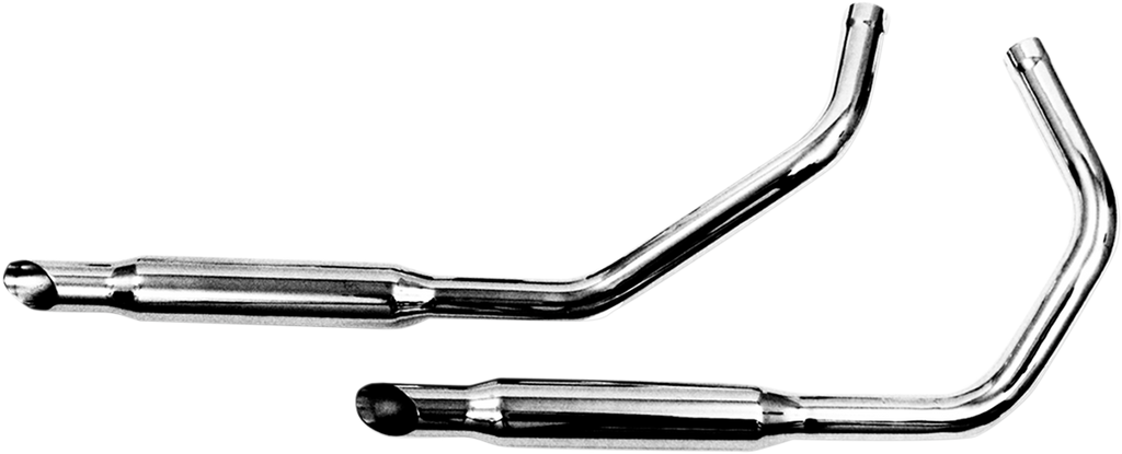 Staggered Dual Exhaust System - Tapered - 38"