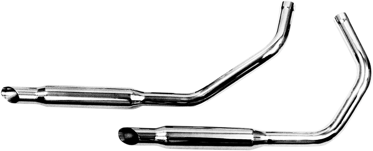 Staggered Dual Exhaust System - Tapered - 38"