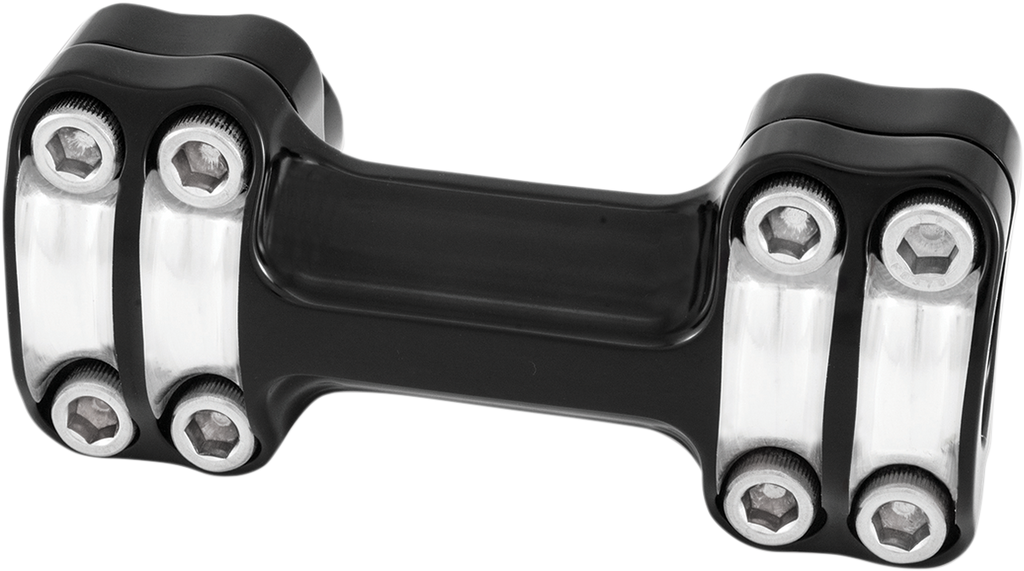 Nostalgia One-Piece Handlebar Risers - Four Bolt - 1" - Black Ops