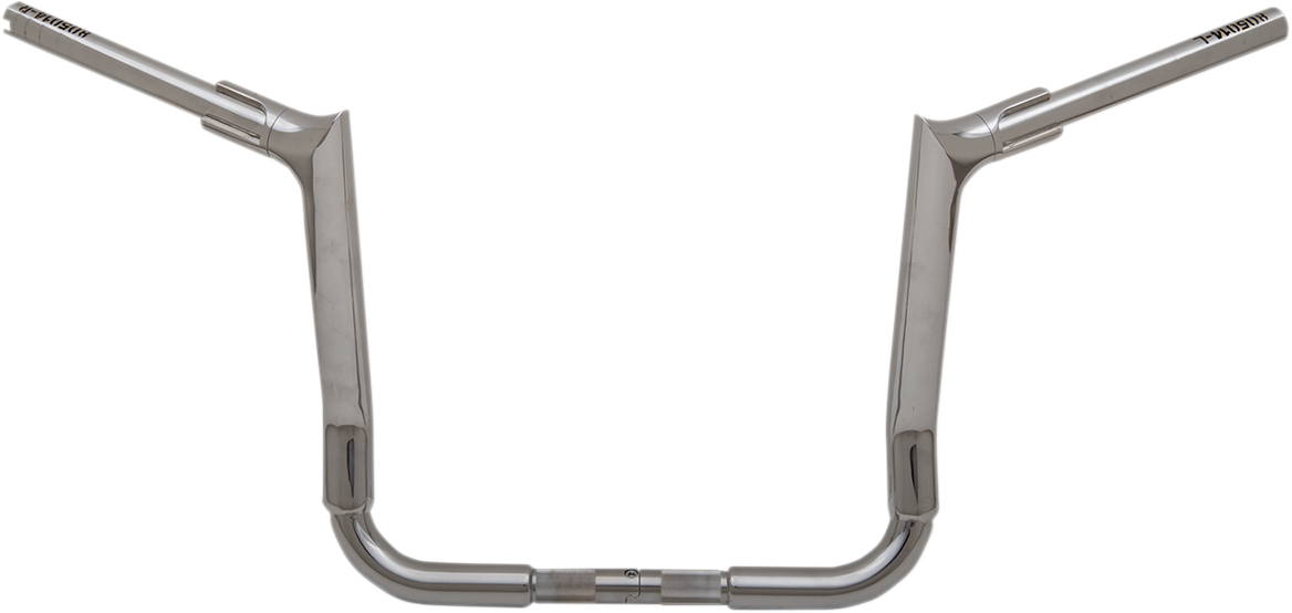 1-1/2" EZ Install Pointed Top Handlebar Kit - 16" - Chrome