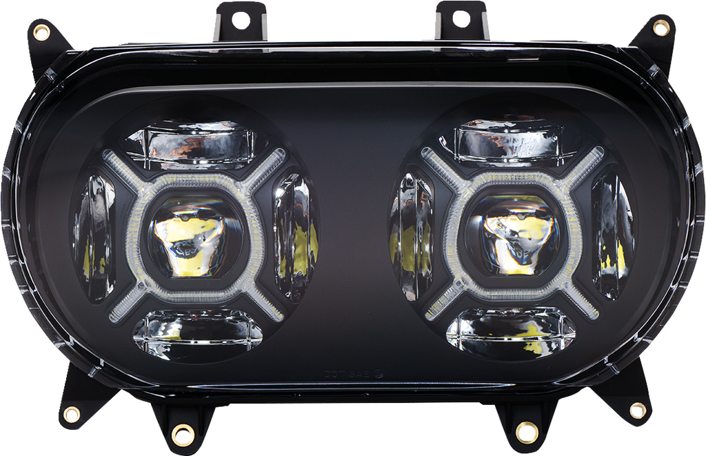 LED Headlight - Chrome - FLTR