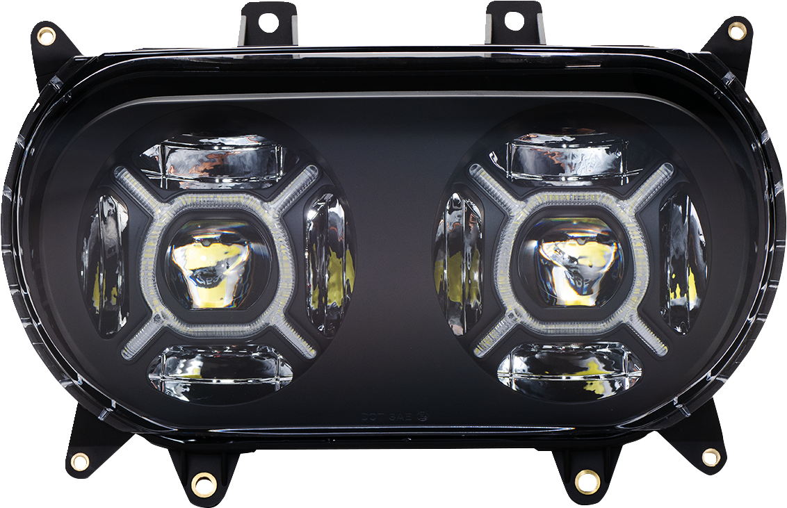 LED Headlight - Chrome - FLTR