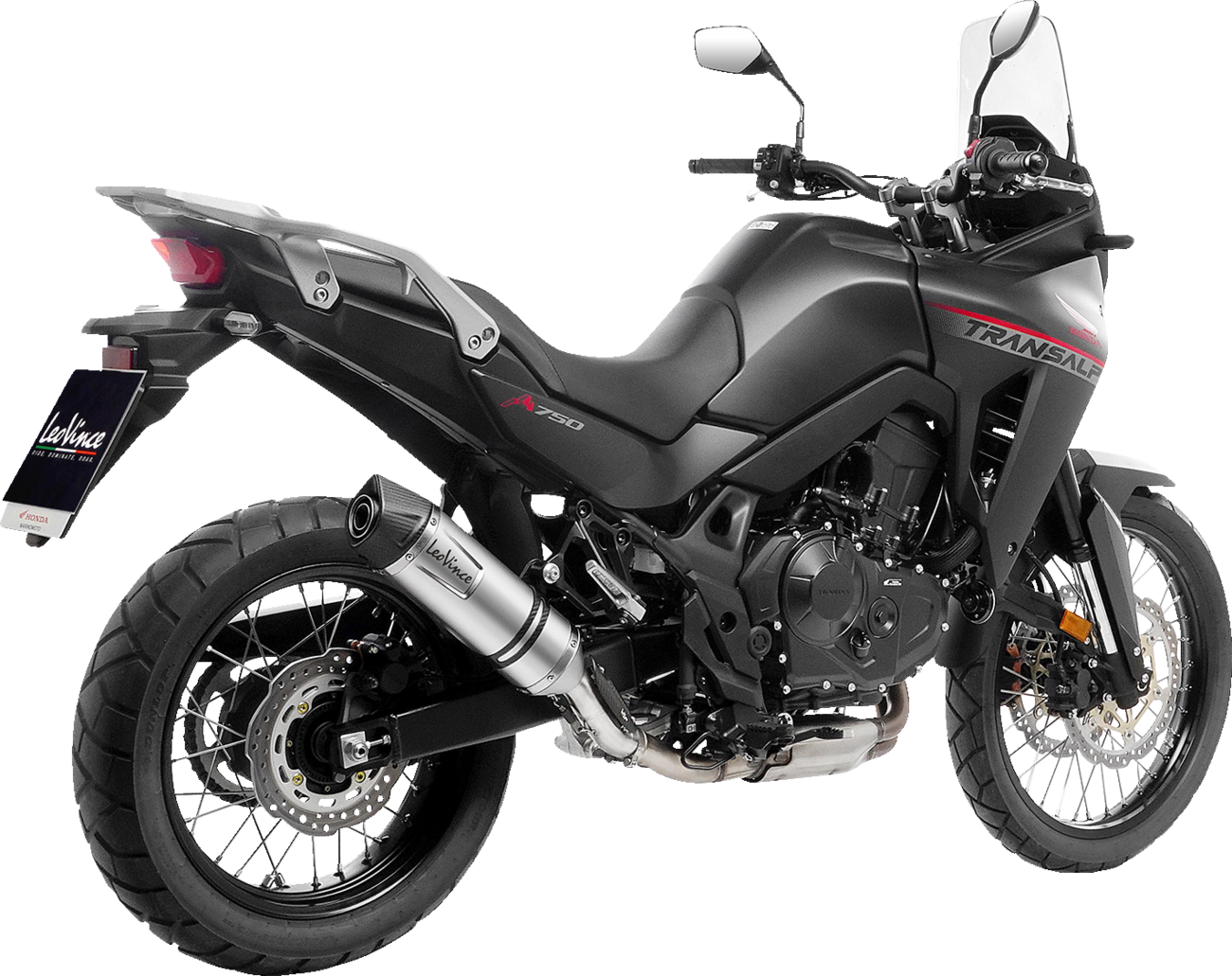 LV One Slip-On Muffler - Stainless Steel - Honda XL750 Transalp