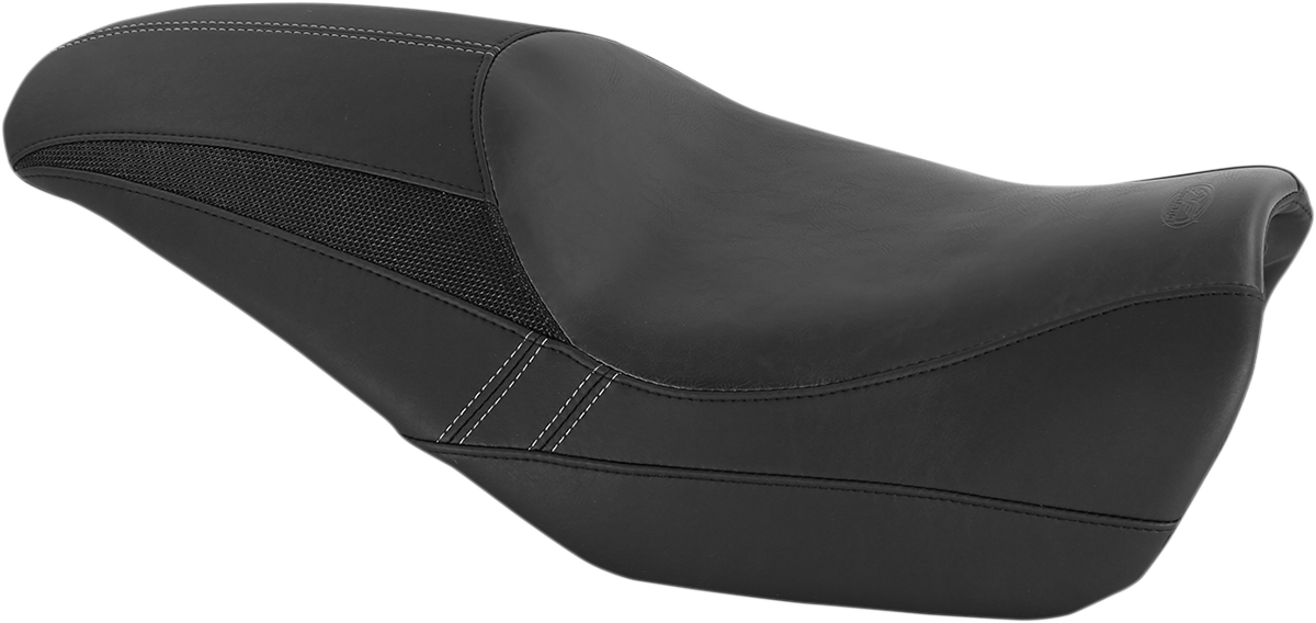 Seat - Fastback™ - Stitched - Black - Dyna '96-'03