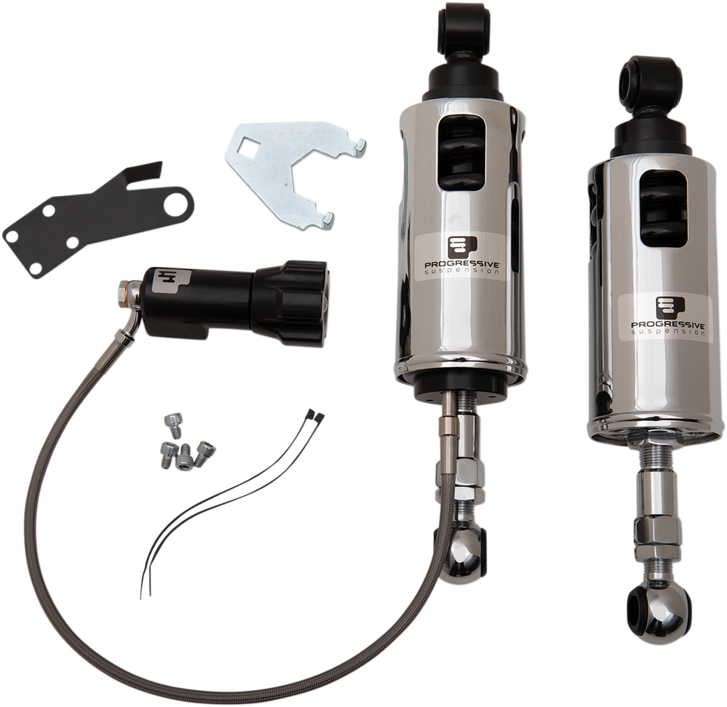 422 Series Shocks with Rap - Chrome - Heavy-Duty