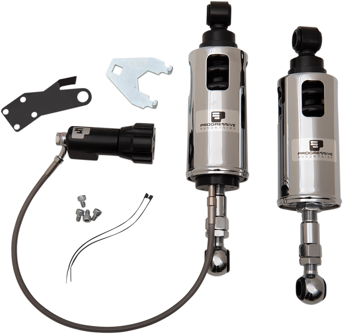 422 Series Shocks with Rap - Chrome - Heavy-Duty