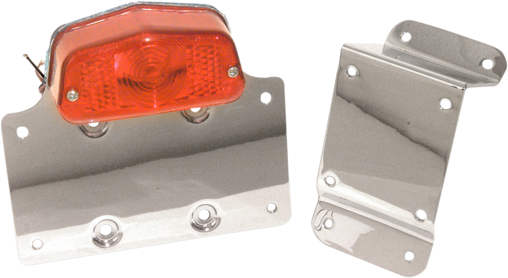 Taillight License Plate Bracket - Red Lens