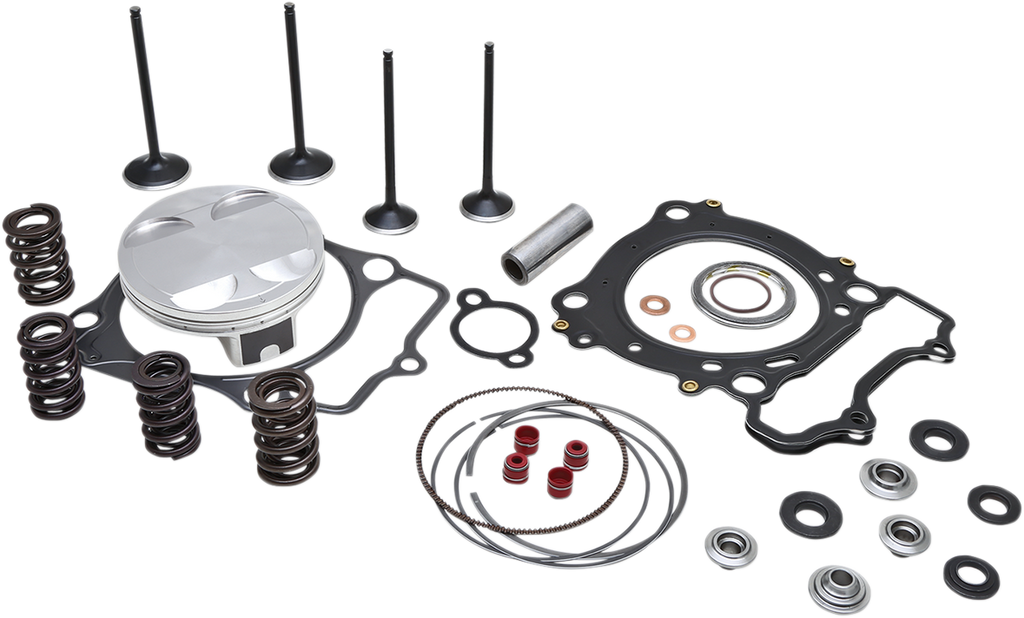 Top End Kit - White Diamond® Valves with Piston Kit - Yamaha YFZ450R