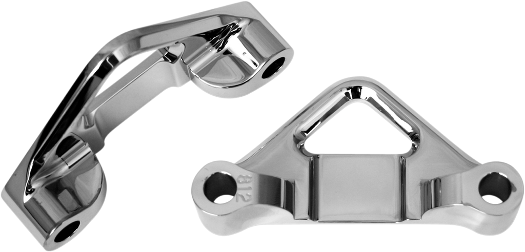 Hot Legs/Bagger Legs Fender Spacers - Chrome - 0.625" Spacer - For 6" Width Fender