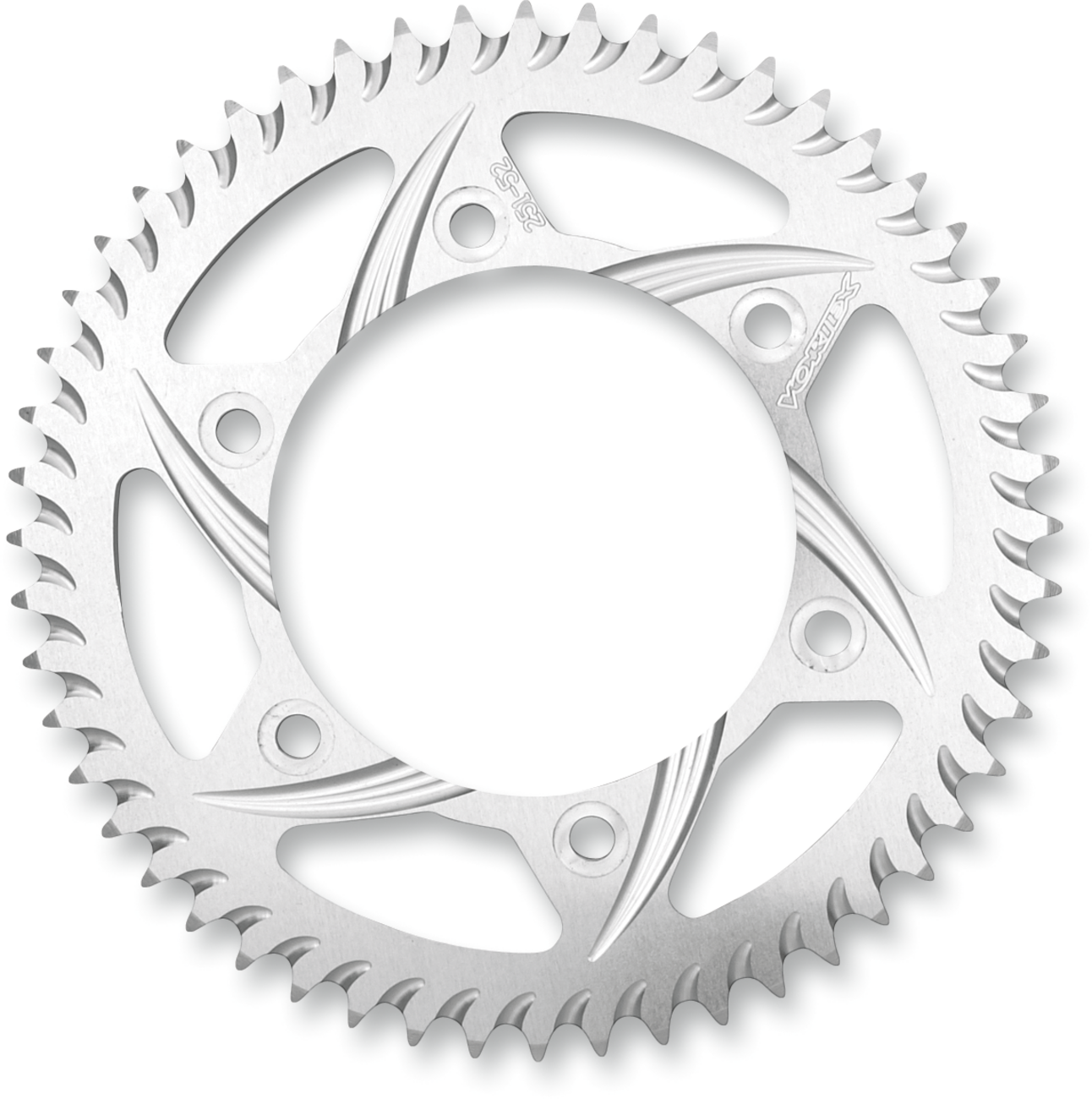 Aluminum Sprocket - Silver - Rear - 42 Tooth