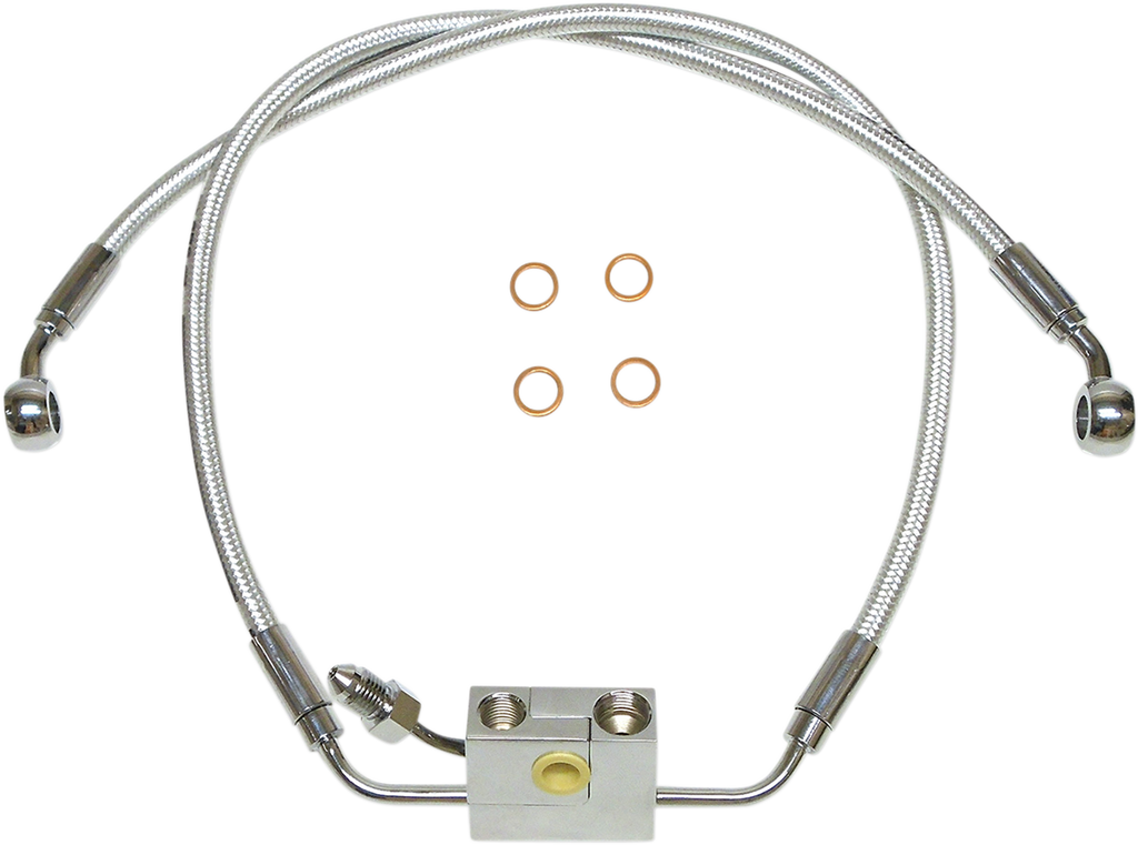 Brake Line - Upper with Adapter - Black