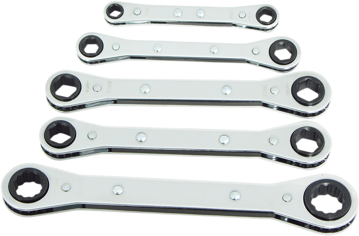 Wrench Set - Ratcheting Offset - SAE