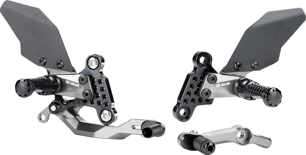 Adjustable Rearset - Black/Chrome