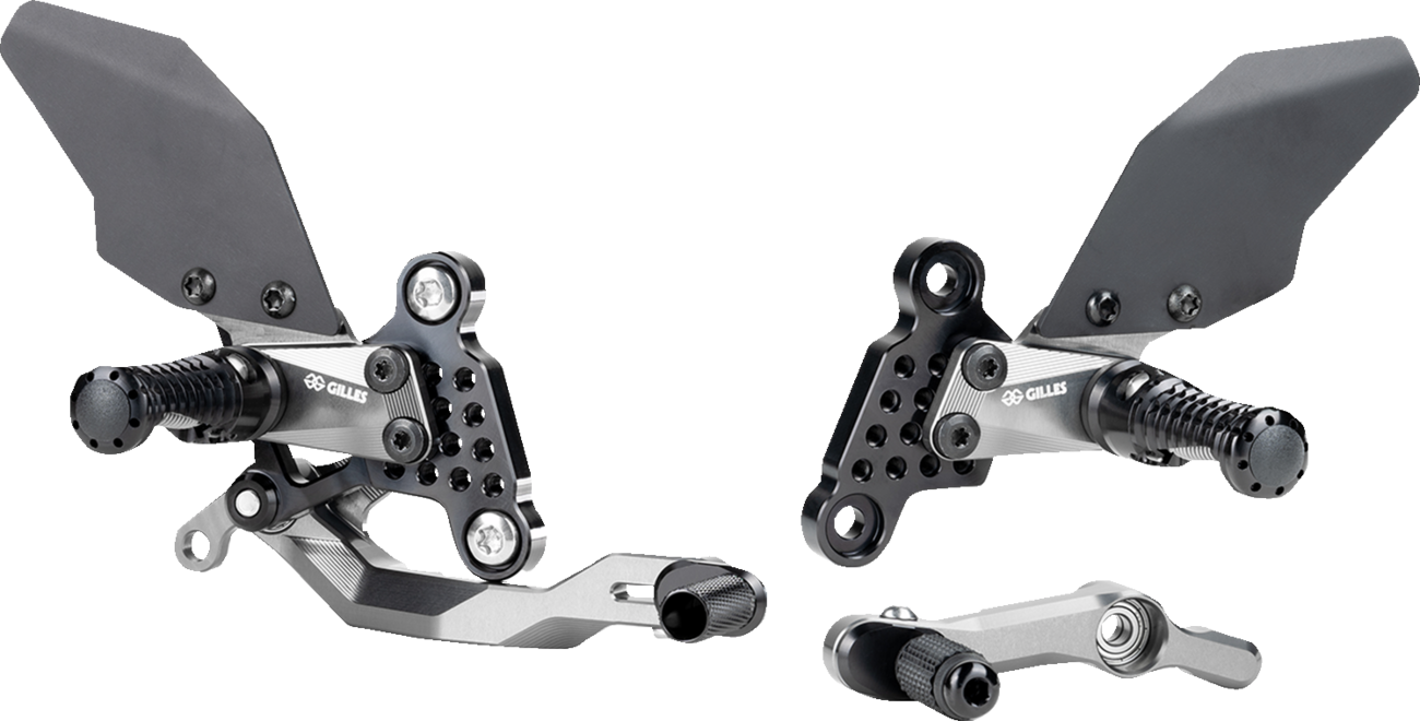 Adjustable Rearset - Black/Chrome