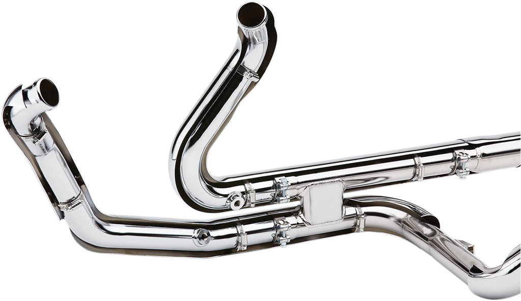 Powerport Dual Headpipes with Dual Bungs - Black