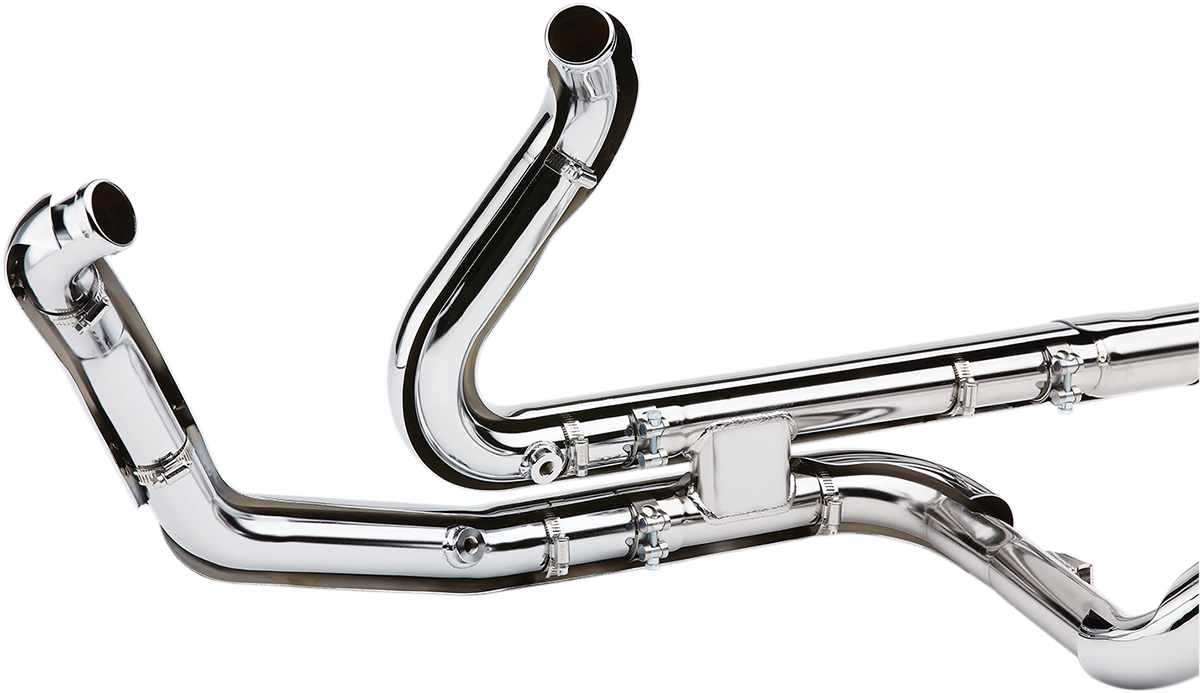 Powerport Dual Headpipes with Dual Bungs - Black