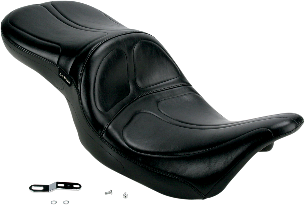 Maverick Seat - without Backrest - Stitched - Black - FLH/FLT '02-'07