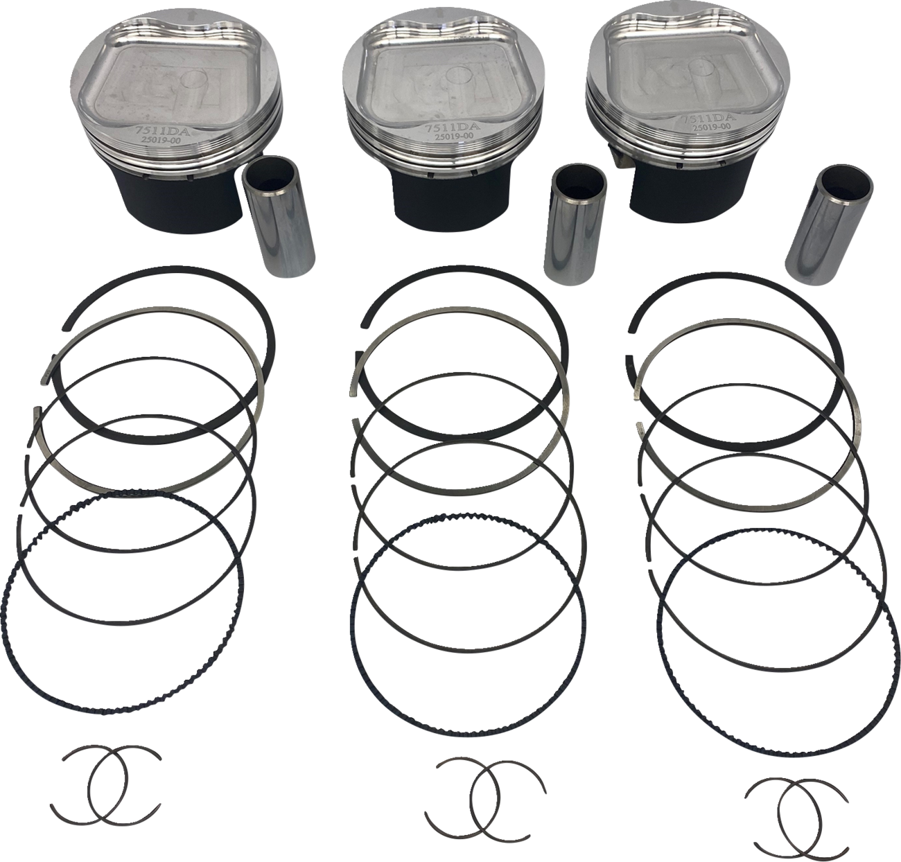 Piston Kit - 78.97 mm - Honda