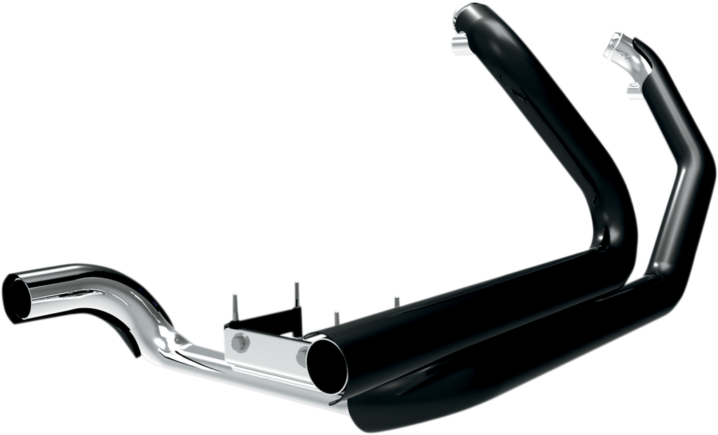 Aggressor 2-into-1-into-2 Header - Black