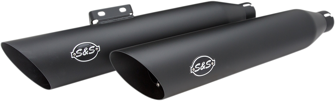 Slash Cut Race Mufflers - Chrome