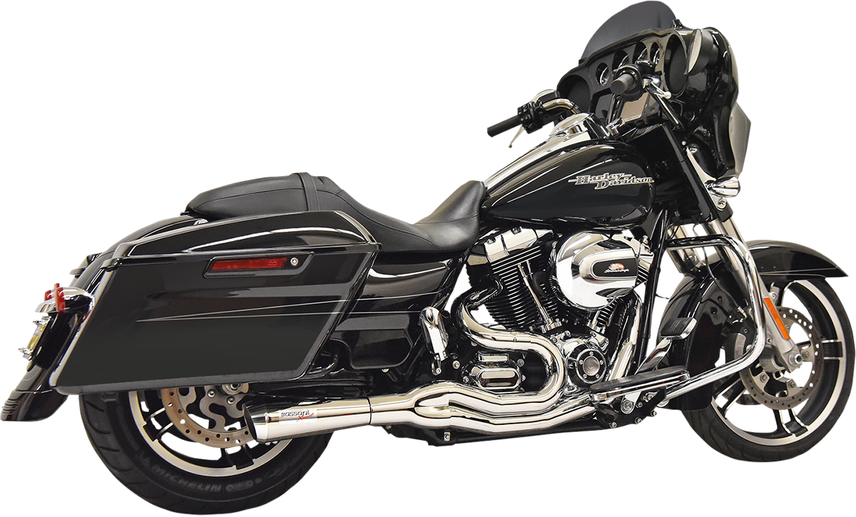 Road Rage II 2-Into-1 Mid-Length Exhaust System - Chrome