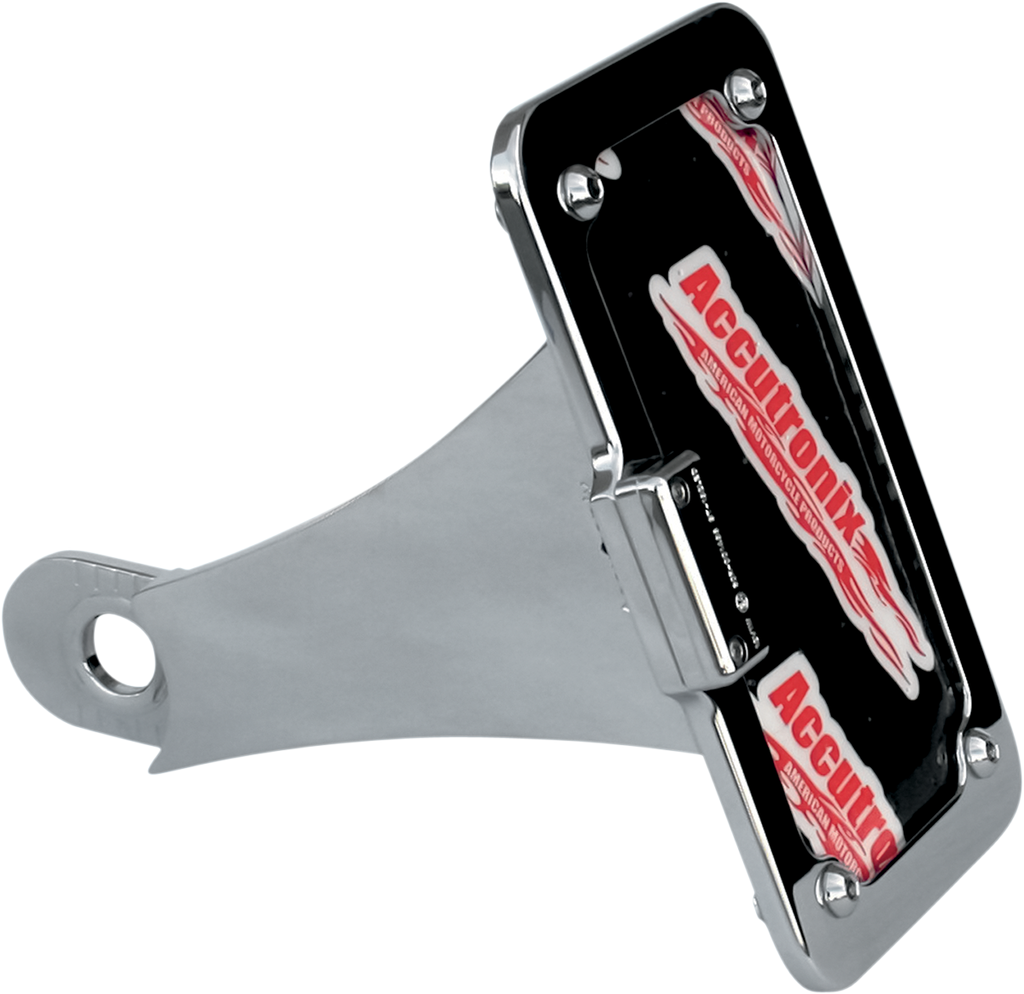 Side Mount License Plate Assembly - Chrome