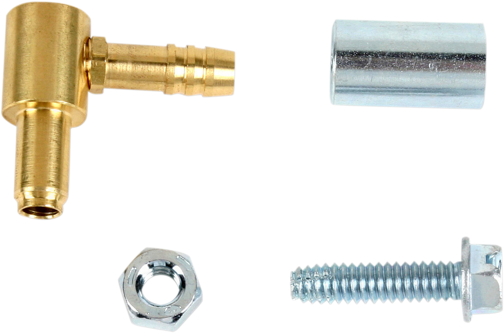 Hi-Flow Fuel Nipple - Brass - '76-'99 Keihin Carburetors