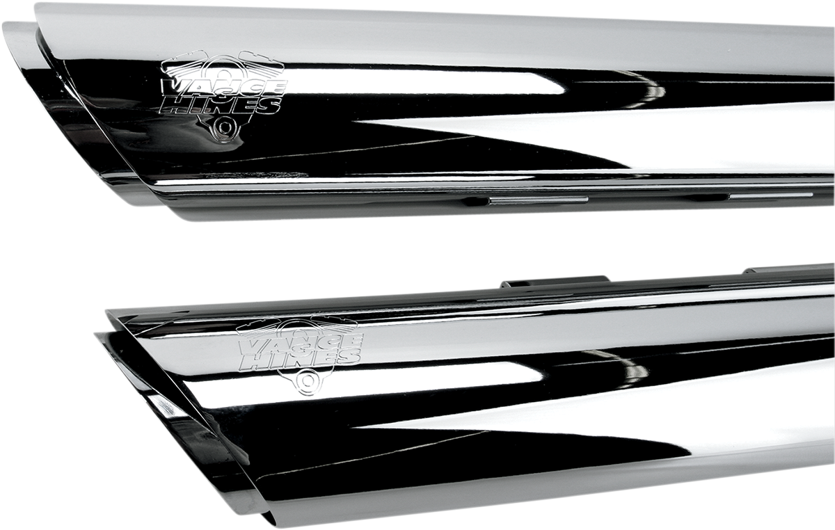Twin Slash Mufflers - Black