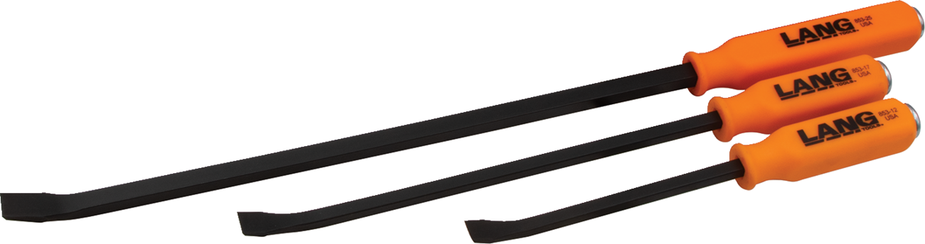 Pry Bar with Striking Handle - Curved Tip - Set