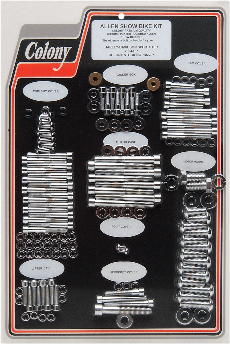 Bolt Kit - Complete/Motor - Socket-Head - '00-'06 Softail