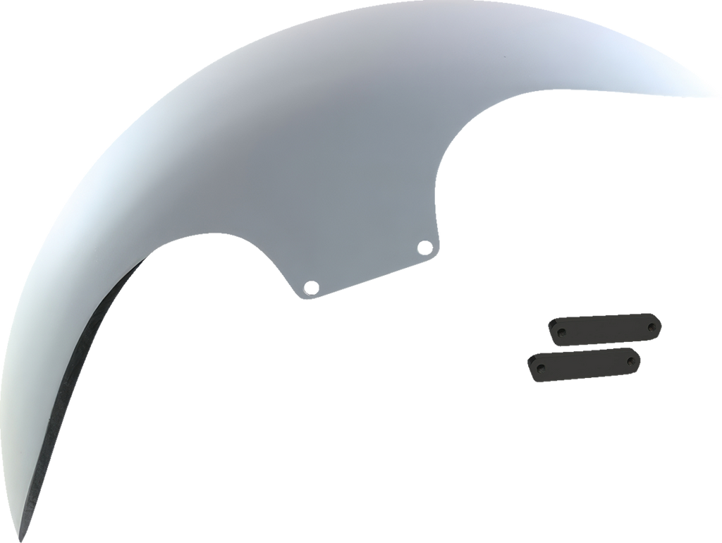 Cafe Front Fender - 19" - Chrome Spacers
