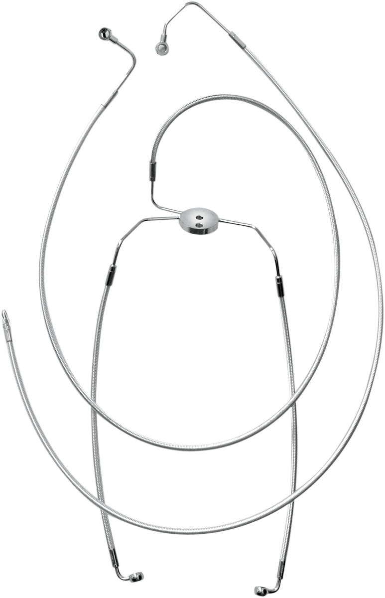Brake Line - 10 mm-90° - 30" - Black Pearl