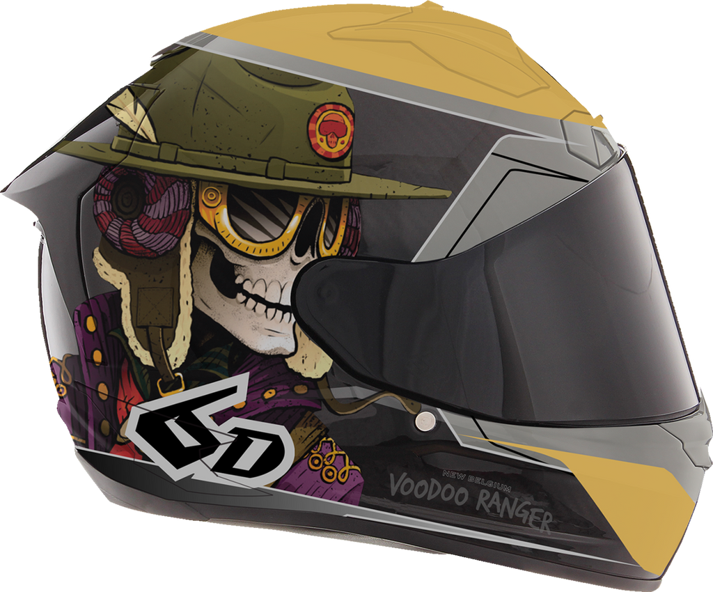 ATS-1R Helmet - Voodoo Ranger - Gloss Black/Gold - 2XL